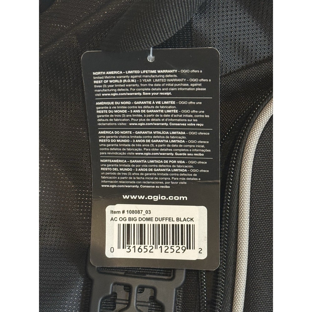 OGIO Big Dome Duffel Bag Black‎ "The Draft Starts in Mobile" Gym Travel Bag - Picture 4 of 6
